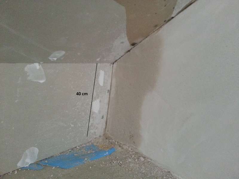 BAU.DE / BAU-Forum: 1. Bild zu Frage "Schimmel Neubauwohnung: Ursachen, Risiken & Sanierung von Rigipsdecken?" im BAU-Forum "Neubau"