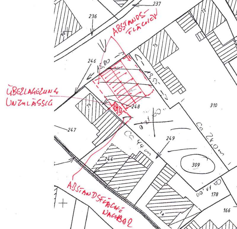 BAU.DE / BAU-Forum: 2. Bild zu Frage "Baufenster ermitteln: So bestimmen Sie die bebaubare Fl&auml;che auf Ihrem Grundst&uuml;ck!" im BAU-Forum "Bauplanung / Baugenehmigung"