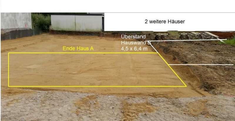 BAU.DE / BAU-Forum: 1. Bild zu Frage "DHH Anbau: Versatz zur Grundst&uuml;cksgrenze? Rechte, Abst&auml;nde & Einspruchsm&ouml;glichkeiten" im BAU-Forum "Bauplanung / Baugenehmigung"