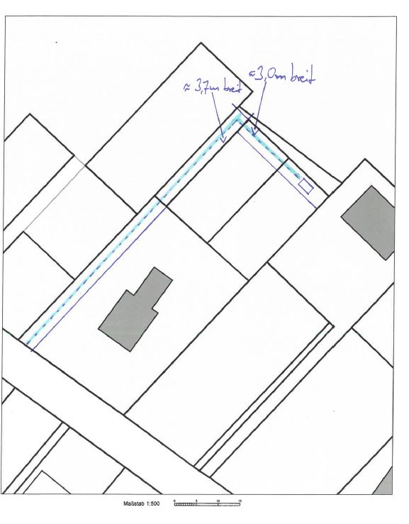 BAU.DE / BAU-Forum: 1. Bild zu Frage "PKW Fahrradius für 90-Grad-Kurve in Auffahrt berechnen: Formel, Platzbedarf & Planungstipps" im BAU-Forum "Bauplanung / Baugenehmigung" BAU.DE / BAU-Forum: 1. Bild zu Frage "PKW Fahrradius für 90-Grad-Kurve in Auffahrt berechnen: Formel, Platzbedarf & Planungstipps" im BAU-Forum "Bauplanung / Baugenehmigung"