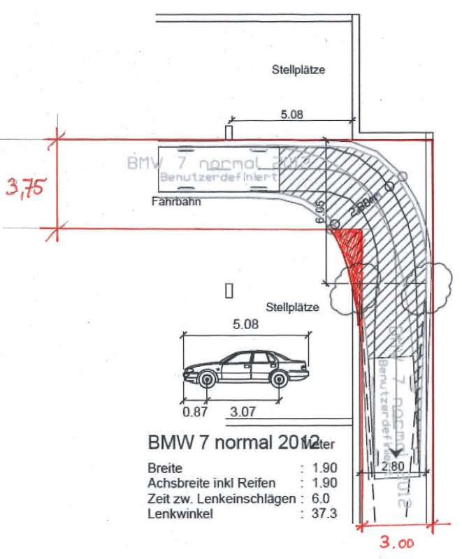 BAU.DE / BAU-Forum: 1. Bild zu Antwort "Schleppkurven: Grundlagen für korrekte Bauplanung" auf die Frage "PKW Fahrradius für 90-Grad-Kurve in Auffahrt berechnen: Formel, Platzbedarf & Planungstipps" im BAU-Forum "Bauplanung / Baugenehmigung" BAU.DE / BAU-Forum: 1. Bild zu Antwort "Schleppkurven: Grundlagen für korrekte Bauplanung" auf die Frage "PKW Fahrradius für 90-Grad-Kurve in Auffahrt berechnen: Formel, Platzbedarf & Planungstipps" im BAU-Forum "Bauplanung / Baugenehmigung"