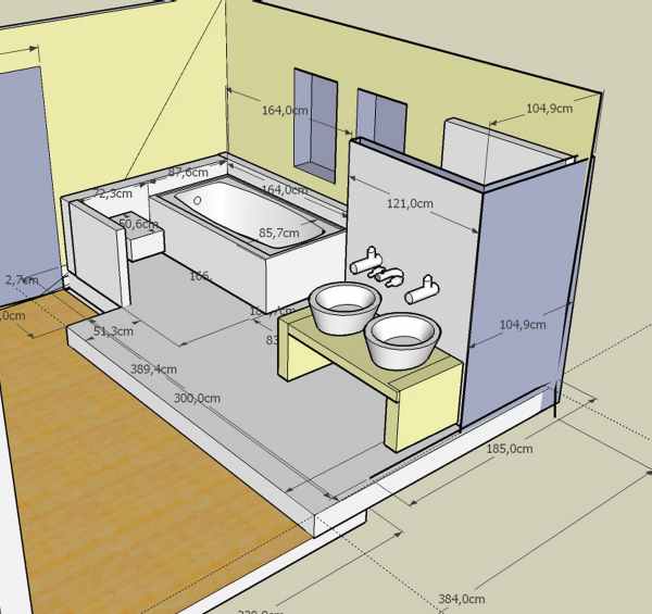 BAU.DE / BAU-Forum: 1. Bild zu Frage "Bad-Podest aus OSB, Rigips, Fermacell oder massiv aus YTONG?" im BAU-Forum "Sanit&auml;r, Bad, Dusche, WC"