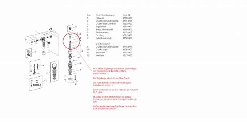 BAU.DE / BAU-Forum: 1. Bild zu Antwort "Hallo, beigef&uuml;gt eine Sprengzeichnung f&uuml;r die Hebeglocken,..." auf die Frage "Sp&uuml;lkastenknopf erreicht Gewinde nicht: Ursachen, L&ouml;sungen & Reparatur-Tipps" im BAU-Forum "Sanit&auml;r, Bad, Dusche, WC"