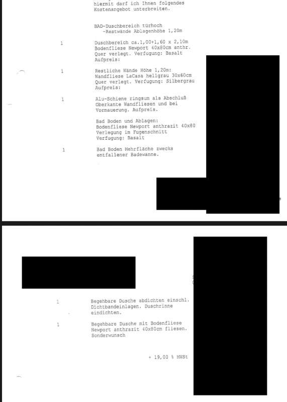 BAU.DE / BAU-Forum: 1. Bild zu Frage "Duschablauf mangelhaft: Bauträger haftet? Gewährleistung, Ablauf, Schadenersatz" im BAU-Forum "Sanitär, Bad, Dusche, WC" BAU.DE / BAU-Forum: 1. Bild zu Frage "Duschablauf mangelhaft: Bauträger haftet? Gewährleistung, Ablauf, Schadenersatz" im BAU-Forum "Sanitär, Bad, Dusche, WC"