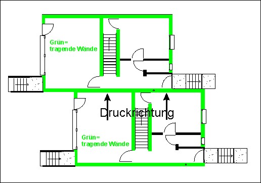 BAU.DE / BAU-Forum: 1. Bild zu Antwort "Bodenbewegung: Vertikale Verschiebung der H&auml;userzeilen?" auf die Frage "Tragende Wand: Standsicherheit pr&uuml;fen & wiederherstellen &ndash; Ursachen, Risiken & Kosten?" im BAU-Forum "Modernisierung / Sanierung / Bausch&auml;den"