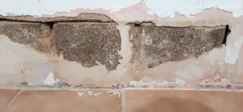 BAU.DE / BAU-Forum: 1. Bild zu Frage "Feuchte Kellerwand: Ursachen, Sanierung & Dichtschl&auml;mme f&uuml;r die erste Steinreihe?" im BAU-Forum "Modernisierung / Sanierung / Bausch&auml;den"