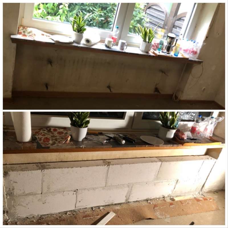 BAU.DE / BAU-Forum: 1. Bild zu Frage "Feuchte Wand hinter Heizung: Ursachen, Schimmelbildung & Sanierung im Altbau?" im BAU-Forum "Modernisierung / Sanierung / Bausch&auml;den"