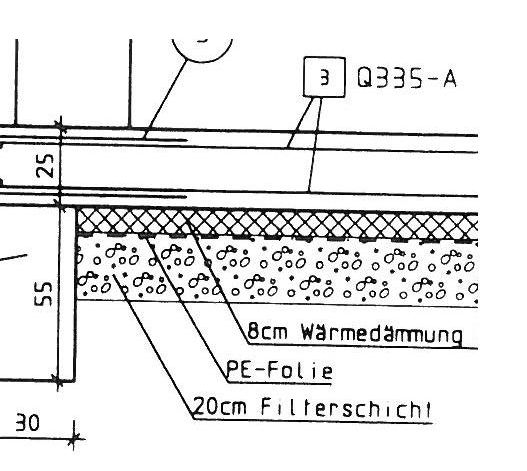 BAU.DE / BAU-Forum: 1. Bild zu Antwort "Bodenplatte Aufbau: Architektenplan mit Lava-Filterschicht" auf die Frage "Frostsch&uuml;rze & Bodenplatte Neubau: Vorbereitung, Aushub, Material & Kosten?" im BAU-Forum "Tiefbau und Spezialtiefbau"