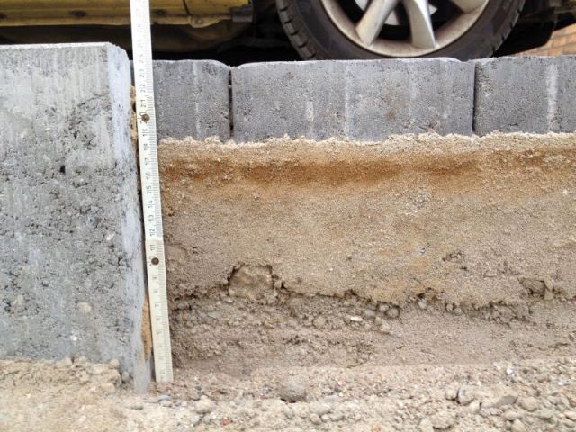 BAU.DE / BAU-Forum: 1. Bild zu Frage "Pflasterarbeiten: Auffahrt und Kiesumrandung" im BAU-Forum "Tiefbau und Spezialtiefbau"