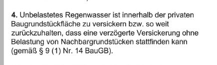 BAU.DE / BAU-Forum: 1. Bild zu Antwort "Also in der textlichen Festsetzung steht..." auf die Frage "Regenwasserversickerung bei schlechtem Boden: Was tun bei Ablehnung im Bodengutachten?" im BAU-Forum "Tiefbau und Spezialtiefbau" BAU.DE / BAU-Forum: 1. Bild zu Antwort "Also in der textlichen Festsetzung steht..." auf die Frage "Regenwasserversickerung bei schlechtem Boden: Was tun bei Ablehnung im Bodengutachten?" im BAU-Forum "Tiefbau und Spezialtiefbau"