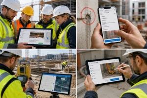 Aktionspunkte auf der Baustelle digital erfassen und sicher nachverfolgen - Bild: BauKI / BAU.DE