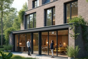 Dreifachverglasung ist eine Art von Fensterverglasung, bei der drei Scheiben in einem Rahmen installiert sind.
