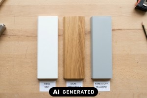 Sockelleisten richtig ausw&auml;hlen und verlegen - Bild: KI-generiert / BAU.DE