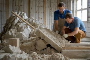 Putzmaterialien sind Baustoffe, die verwendet werden, um Oberfl&auml;chen von W&auml;nden, Decken und anderen Strukturen zu beschichten und zu gl&auml;tten.