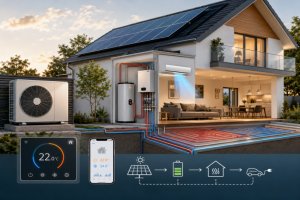 Energieeffizientes Heizen und K&uuml;hlen: Moderne L&ouml;sungen f&uuml;r das ganze Jahr - Bild: BauKI / BAU.DE