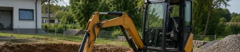 Erdarbeiten in Eigenleistung. Wann sich der Einsatz kompakter Baumaschinen im privaten Hausbau rechnet Erdarbeiten in Eigenleistung. Wann sich der Einsatz kompakter Baumaschinen im privaten Hausbau rechnet