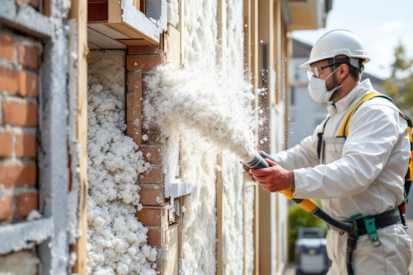 Eine Dampfbremse ist eine Baufolie oder -bahn, die in Gebäuden als diffusionsoffene Schicht verwendet wird, um den Feuchtigkeitstransport zu regulieren.