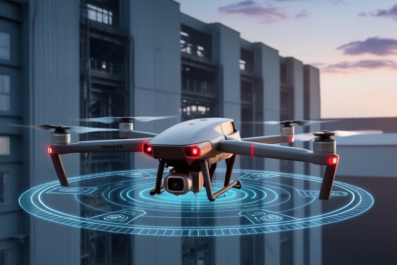 Eine Drohne, auch als unbemanntes Luftfahrzeug (UAV) bekannt, ist ein ferngesteuertes oder autonom betriebenes Fluggerät ohne Besatzung an Bord.