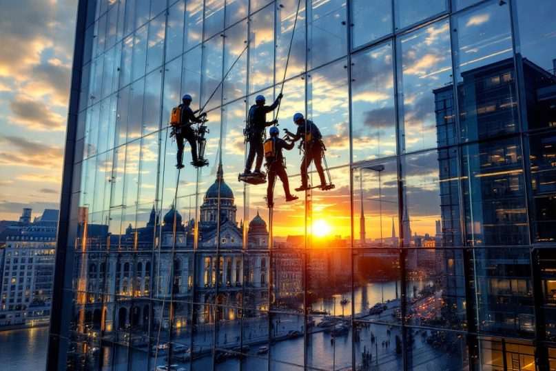Fassadenbeleuchtung bezeichnet die gezielte Beleuchtung der äußeren Gebäudeflächen, insbesondere von Hausfassaden, zur optischen Gestaltung, funktionalen Aufwertung und Erhöhung der Sicherheit in der Umgebung.