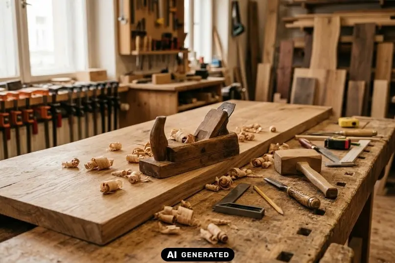 Unter einer Schreinerarbeit (in nord- und ostdeutschen Regionen analog als Tischlerarbeit bezeichnet) versteht man das gesamte Spektrum handwerklicher Holzbearbeitung und M&ouml;belherstellung durch einen qualifizierten Handwerksbetrieb.