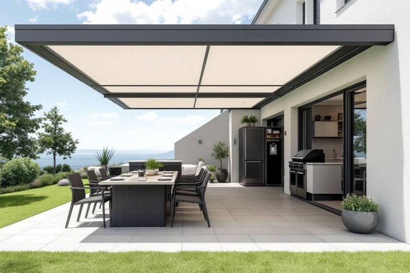 Mit langlebigen Materialien wie Aluminium, flexiblen Designoptionen und modernen Erweiterungsm&ouml;glichkeiten l&auml;sst sich eine Terrasse individuell gestalten und funktional optimieren
